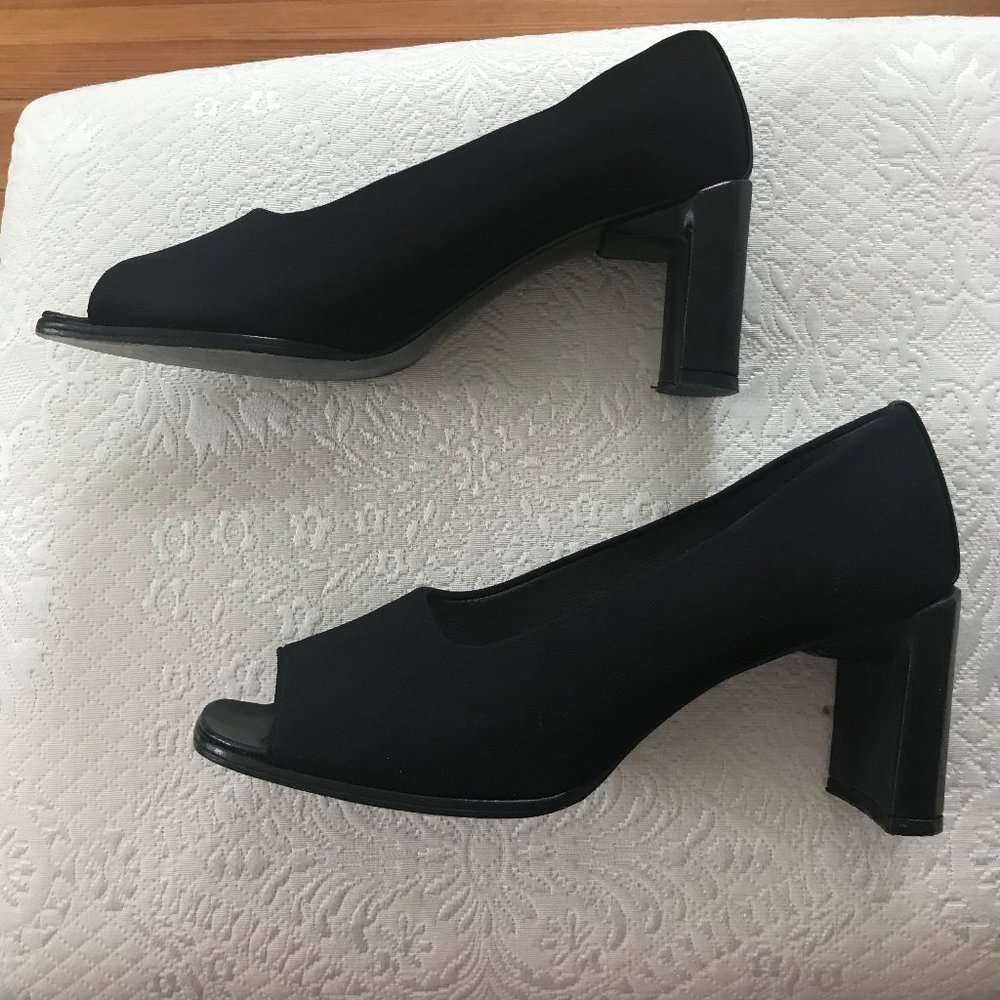 Stuart Weitzman Open Toe Block Heel - image 2